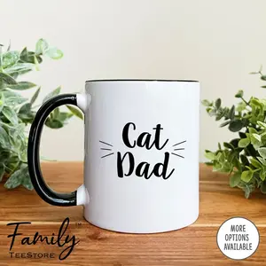 Cat Dad Coffee Mug Cat Dad Mug Cat Dad Gift Funny Gift Ceramic Classic