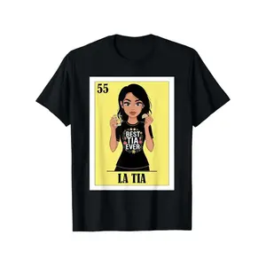 Celebrate Latina Heritage with Stylish Tia Ever Spanish T-Shirt Featuring Unique Family and Casual Wear Designs in Multiple Sizes