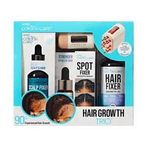 KISS Colors & Care Hair Growth Trio +  Scalp Stimulating Applicator