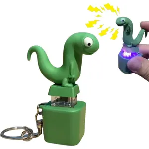 Lizard Button Keychain Keyboard Clicker Lizard Fidget Toy Stress Relief
