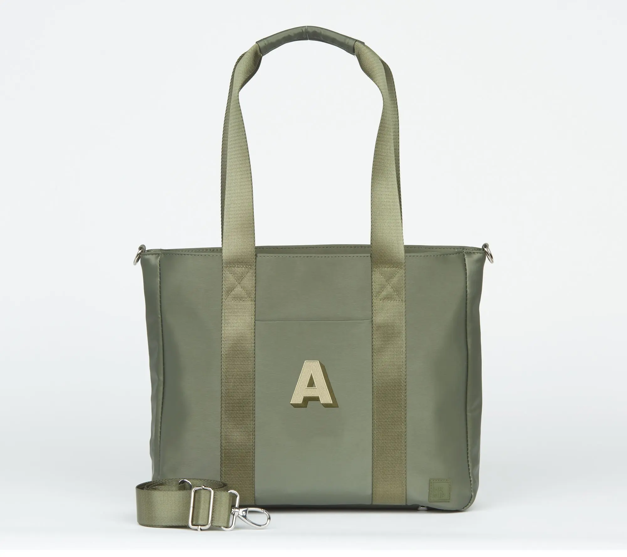 IHKWIP Monogram Initial Tote with Crossbody Strap IHKWIP Monogram Initial Tote with Crossbody Strap