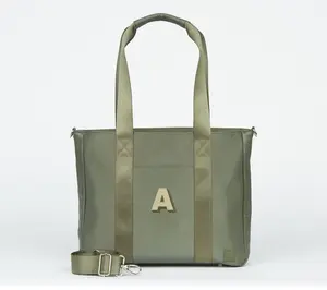 IHKWIP Monogram Initial Tote with Crossbody Strap