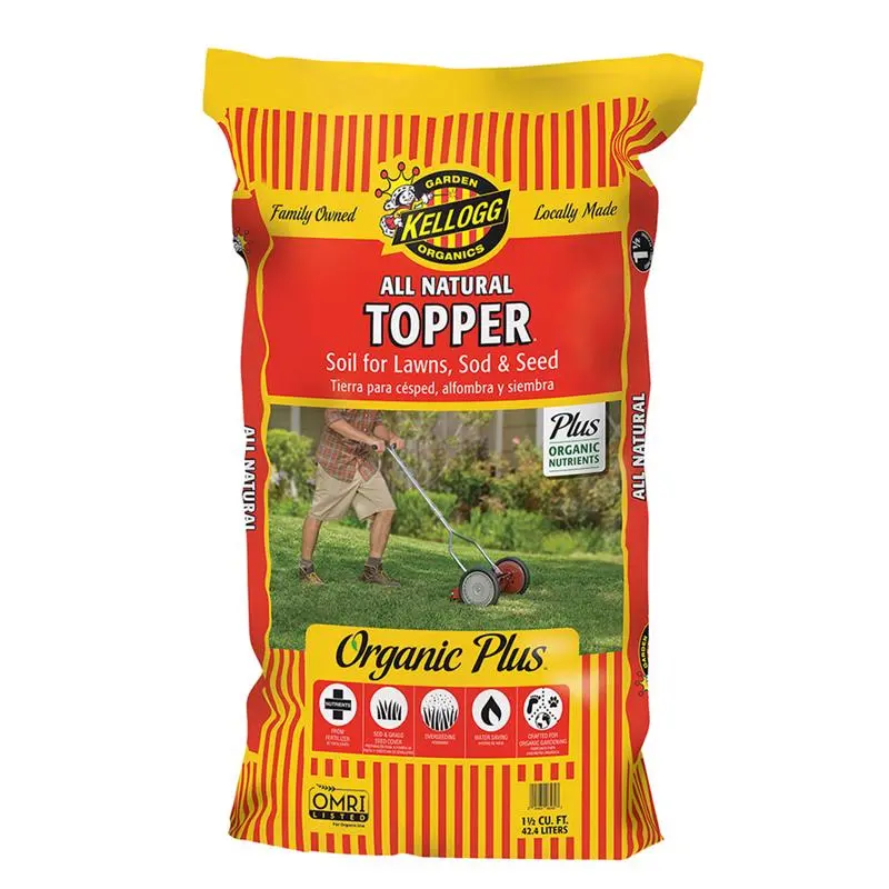 Kellogg 7053964 Organic Lawn Top Soil, 1.5 cu. ft.