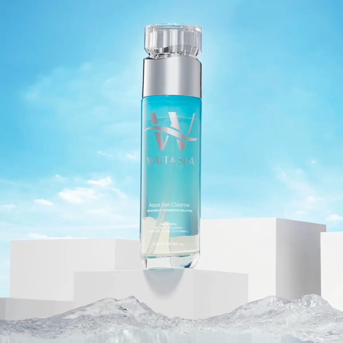 SeaQuench Hydration Solution Aqua Gel Cleanser for Normal, Dry, and Oily Skin Types - Facial, Cleansing