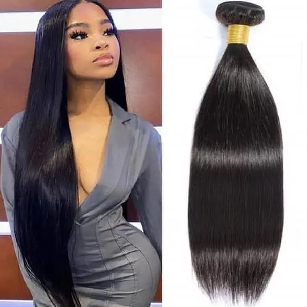 Tuneful 12A Human Hair Bundles Straight Bundle Human Hair Extensions 100% Unprocessed Brazilian Virgin Hair Straight Quick Weave Double Strong Weft