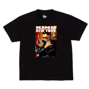 King Of New York Classic Movie T Shirt Classic Laurence Fishburne Movie T Shirt Vintage Streetwear Style T Shirt Pop Culture Movie Merch