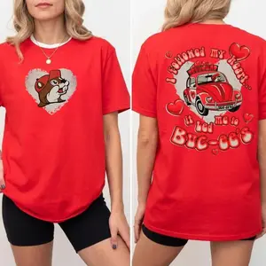 Buc-ees Valentines Day T-shirt Sweatshirt, Buc-ee's shirt, graphic t-shirts, Buc-ee's Cartoon Mascot Funny Tee, Buc-ee's Fan Gift, men's clothing clothes merch, Cute Funny shirt, Gift For Him