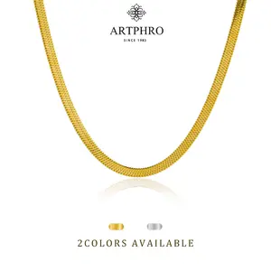 ARTPHRO Titanium Steel Snake Bone Necklace for Men and Women, Simple Necklace, Not Easy to Fade, Gift for Boyfriend or Girlfriend