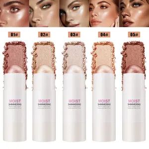 Hello Kiss Highlighter Stick, Multi-Functional Concealer, Waterproof, Long-Lasting, Shimmer Finish, Perfect for Makeup Enthusiasts