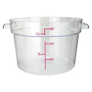 Winco, PCRC-12, Round Food Storage Containers