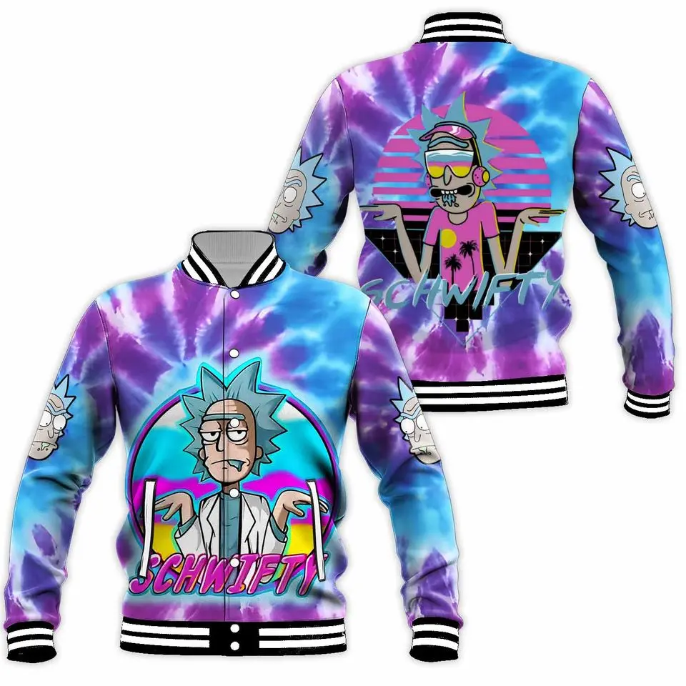 Rick And Rickandmorty sanche Baseball Jacket, Baseball Varsity Jacket, Lightweight Sport Jacket, Everyday Streetwear