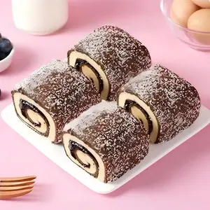 Tiramisu Flavor Hug Roll Family Pack Snack Cakes - Vegetarian Dessert with Concentrated Coffee Filling, Low Sodium Treat with Mellow Aroma, Includes Jelly Donuts, Chocolate and Pistachio Varieties, 3-Month Ambient Shelf Life, 3 Months,summervibes