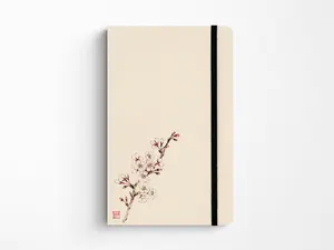 Kashiko Japan Artist Notebook - Cherry Blossom