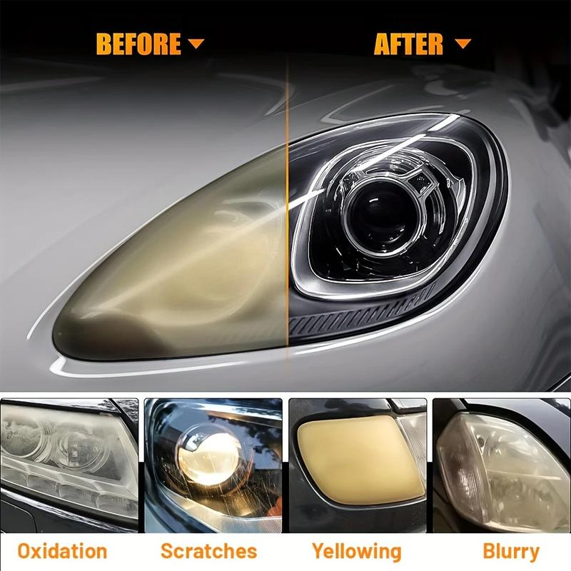 QIFOR Automotive Headlamp Restoration Fluid, oxidized and yellowed automotive headlamps, blurring enhanced crystalline coating refurbisher QIFOR Automotive Headlamp Restoration Fluid, oxidized and yellowed automotive headlamps, blurring enhanced crystalline coating refurbisher