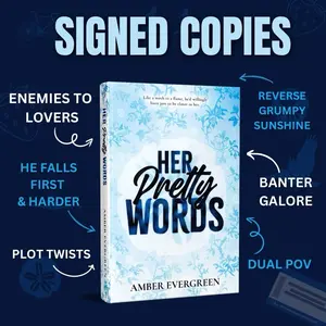 Signed Copy Her Pretty Words: An enemies to lovers, reverse grumpy sunshine novel spicy romance romance paperback