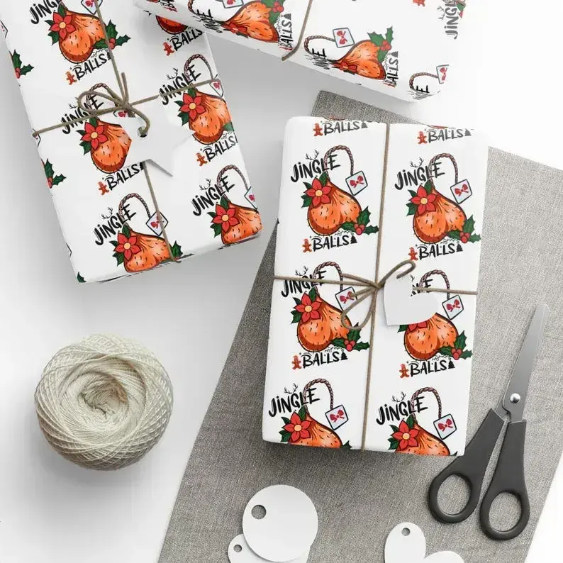 [Wrapping Paper]  Funny Santa Xmas Wrapping Paper, Jingle Balls Holiday Gift Wrap, 67 Meme Funny Christmas Wrapping Paper, Naughty Santa Xmas Wrapping Paper, Santa Wrapping Paper, Alcohol Wrapping Paper, Adult Wrapping Paper