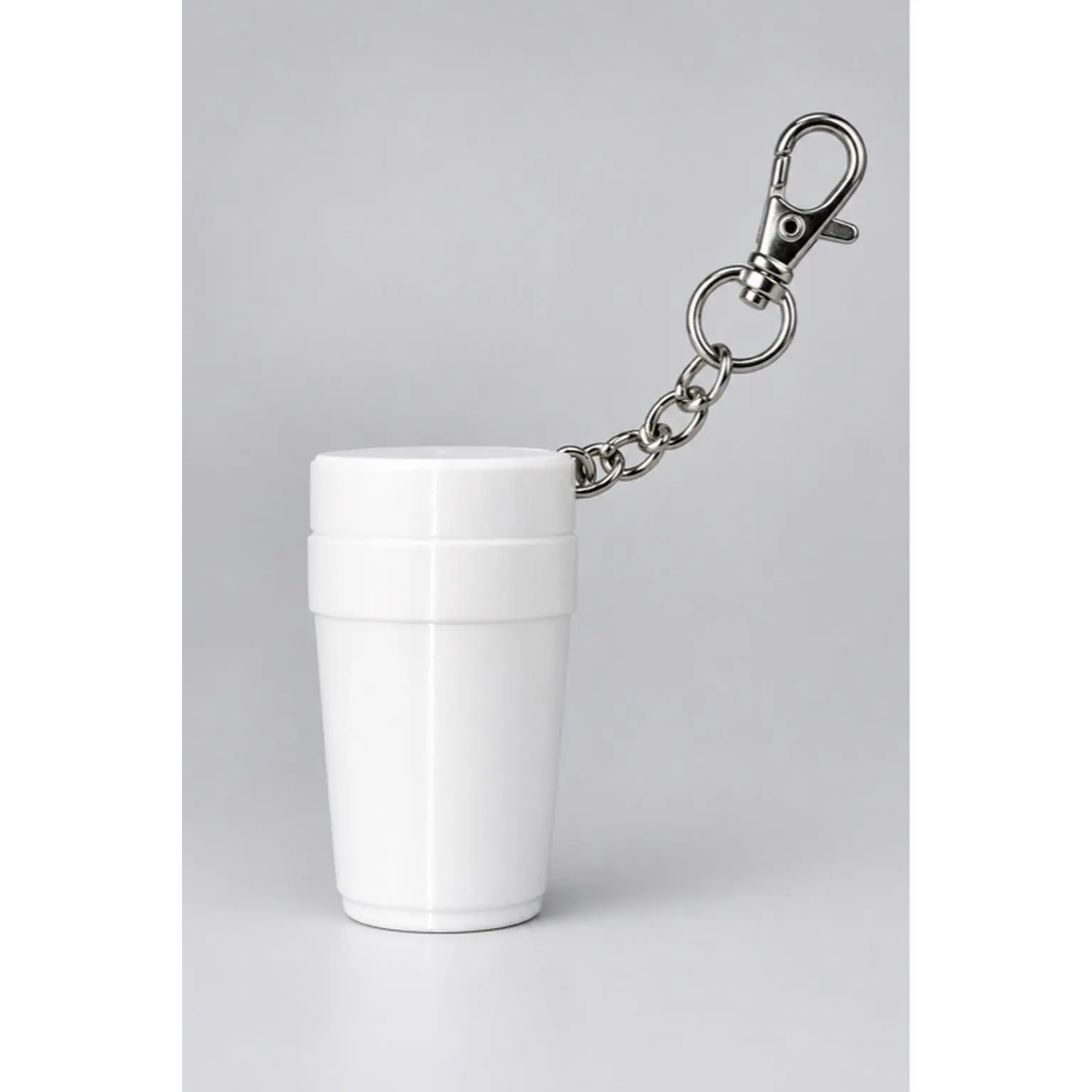 3D Printed Double Cup Keychain - Unique Design for Everyday Use