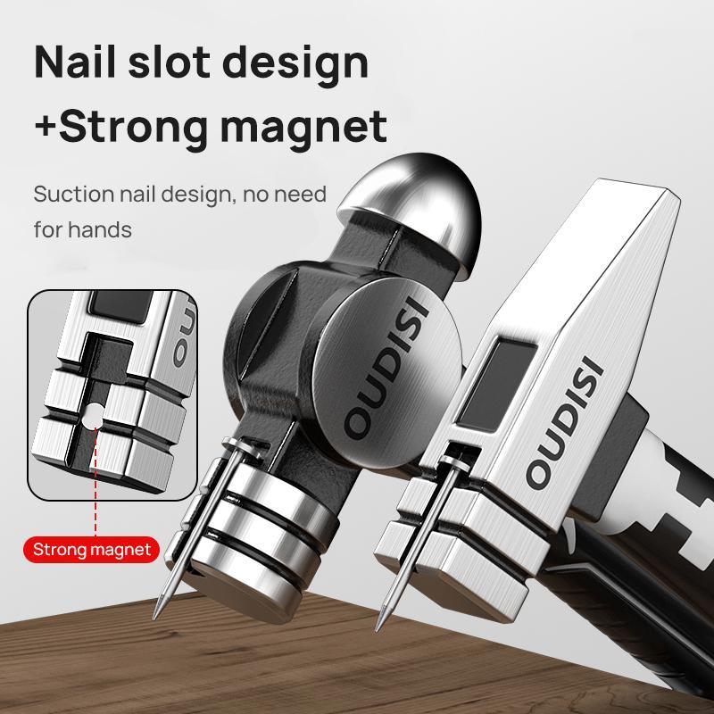 Mini Hammer, Multifunctional Mini Hammer, Short Handle Hammer, Professional Hand Tool for Home & Office Heavy Duty Hardware Industrial Use