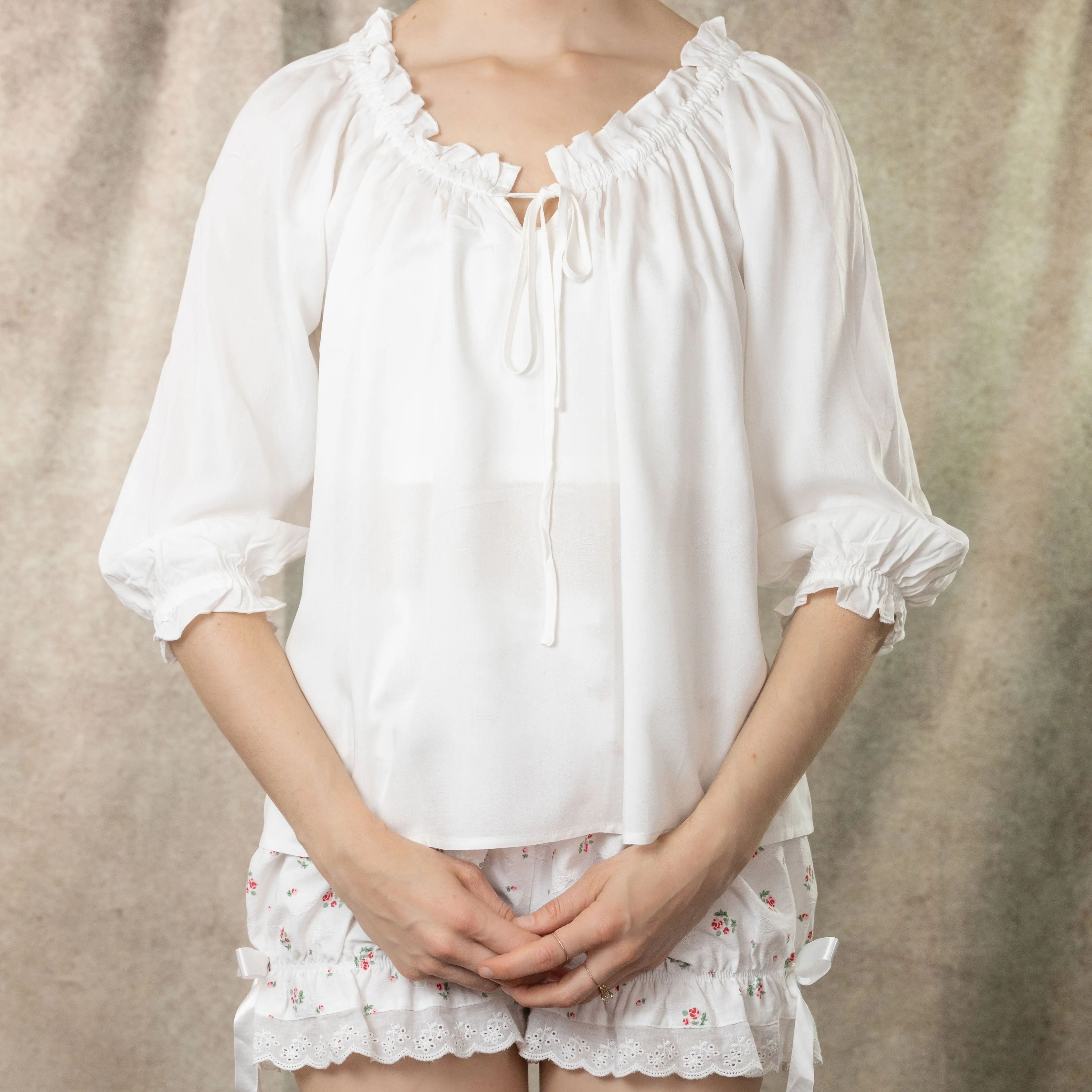 Cotton Peasant Blouse Cotton Peasant Blouse