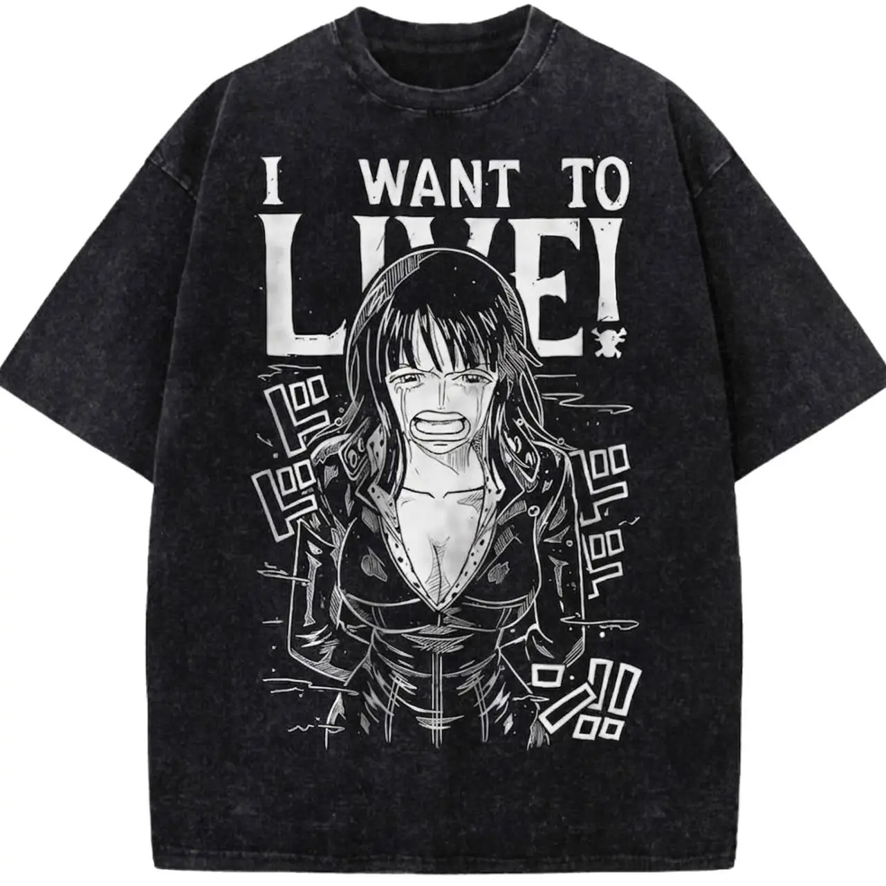 Vintage Nico Robin OP Anime Shirt Cotton Unisex S-5XL, Graphic Tee