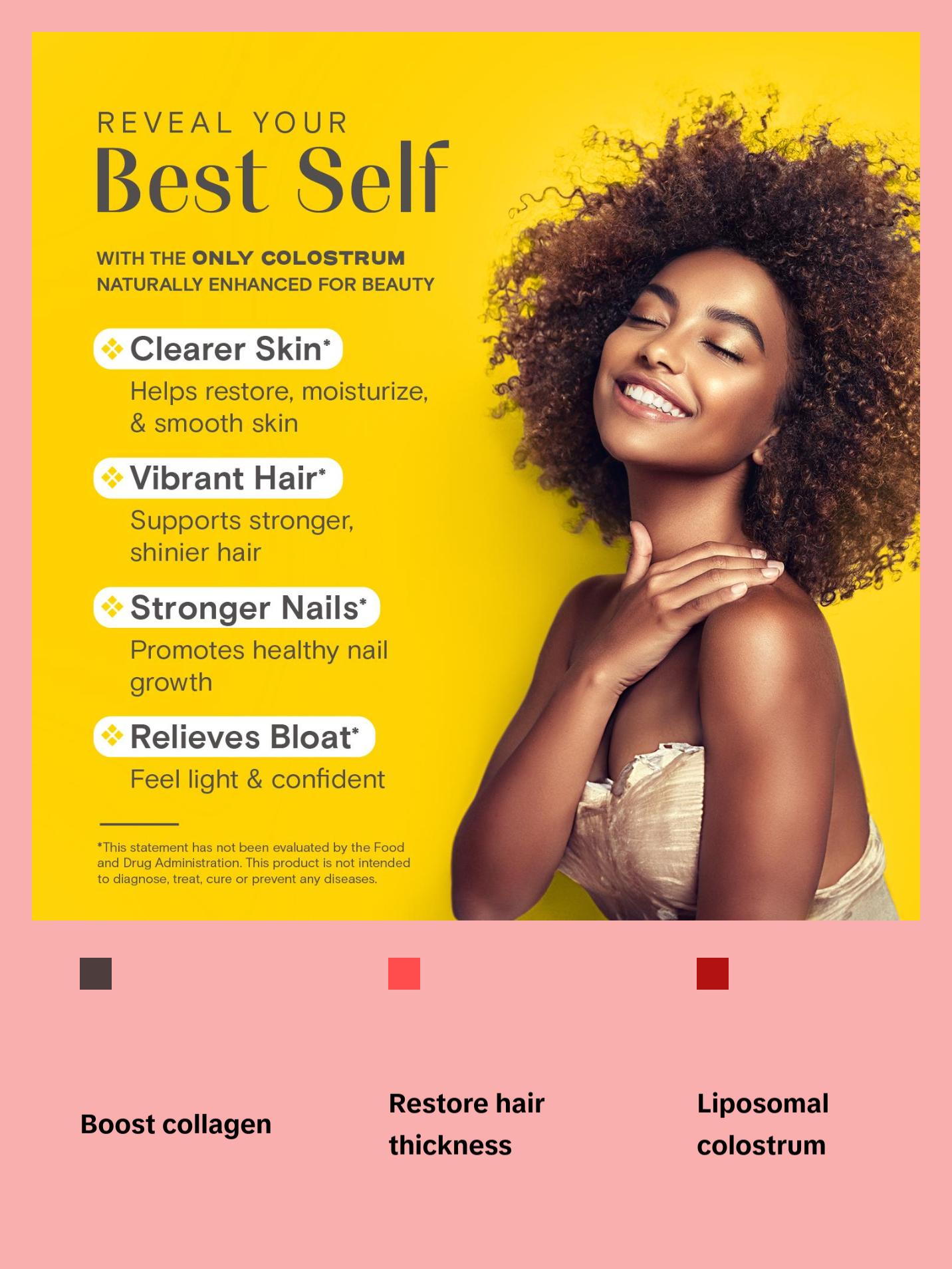 Colostrum Gummies for Skin Health, Joint Support & Collagen Boost – Dietary Supplement for Hair, Fitness & Wellness Healthcare Edible Colagen Nail Bathroom