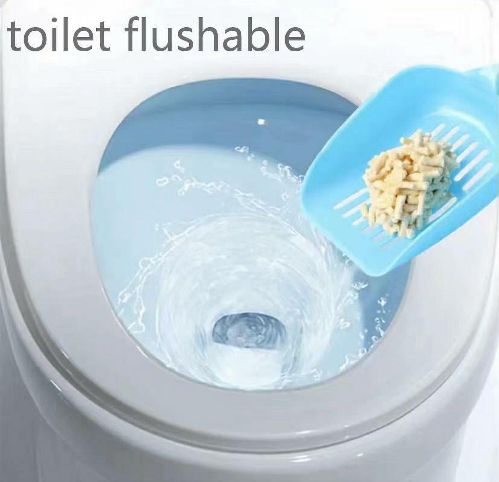 Flushable Natural Tofu Cat Litter, Low Dust Odor Control Cat Litter Suitable for All Cat Species