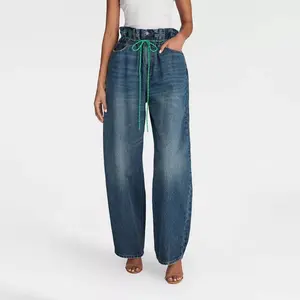 KBB by KAHLANA Women's Barrel Leg 'The Paper Bag Jean' KBB by KAHLANA Women's Barrel Leg 'The Paper Bag Jean'