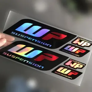 1pc WP Suspension Fork Damper Decal, PVC Morcycle Shocker Sticker, Morbike Accessories for Kawasaki for Honda for Suzuki Ducati Benelli-G