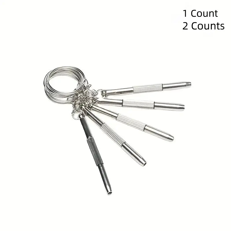 3-In-1 Glasses Micro Screwdriver, Eyeglass Screwdriver, Sunglasses Watch Multifunctional Screwdriver, Portable Screwdriver Keychain, Compact Tool Accessory, Multipurpose Switchable Screwdriver