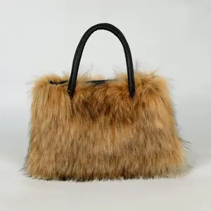 2025 Faux Fur Plush Bag – Trendy Crossbody & Shoulder Handbag for Women