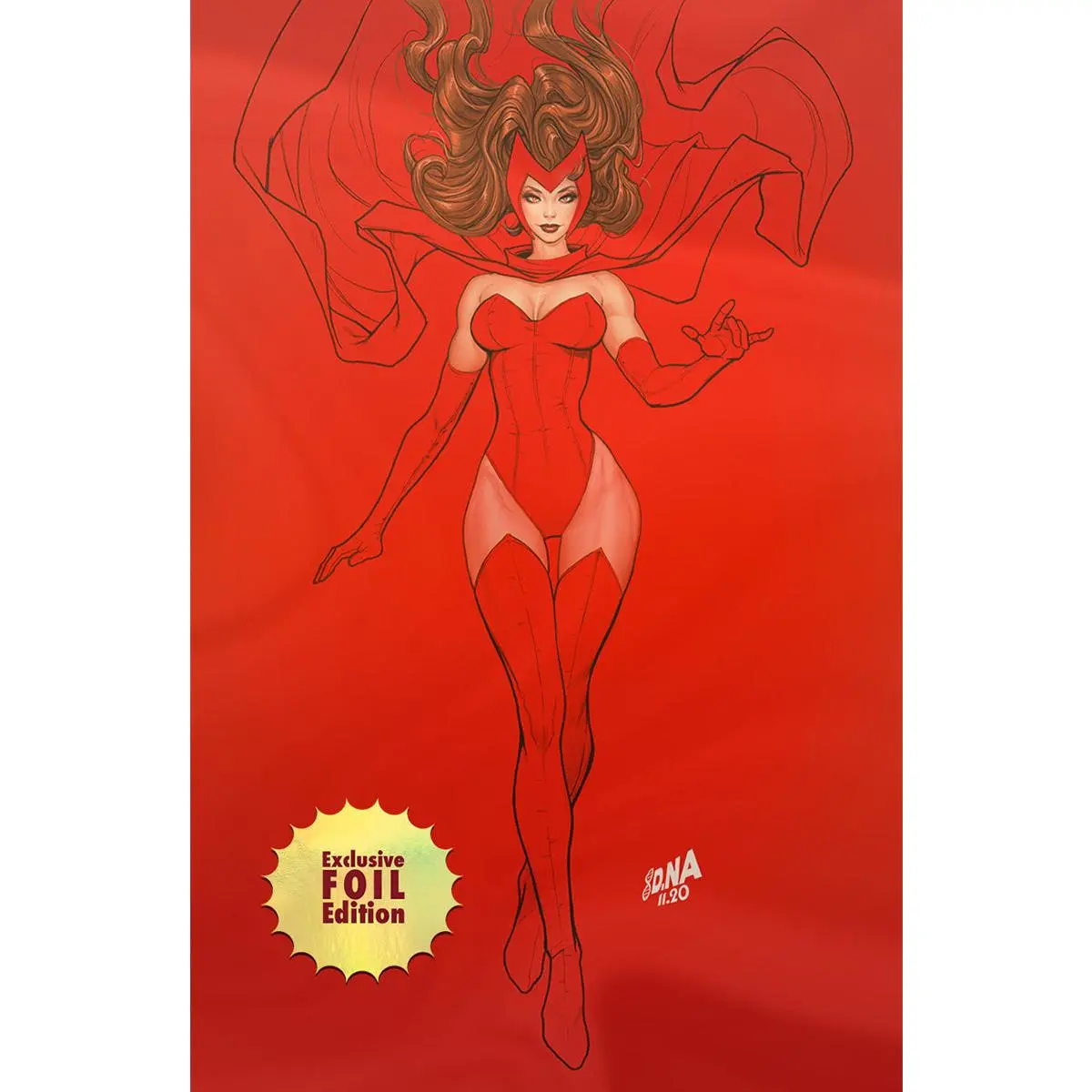 [FOIL] Scarlet Witch #4 Unknown Comics David Nakayama Exclusive Foil Virgin Color Bleed Var (04/05/2023)