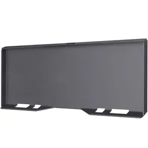 VEVOR Skid Steer Mount Plate Thick Skid Steer Attachment Plate Steel Quick Attachment Loader Plate with 3 Additional Welding Rods Easy to Weld or Bolt to Different Accessories (1/4\")