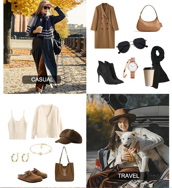 TARSE Women’s Corduroy Wide Leg Pants Baggy Minimalist Boho Pants Casual Elastic Waisted Palazzo Harem Pants with Pockets Trendy Barrel Trousers Halloween Womenswear Loose