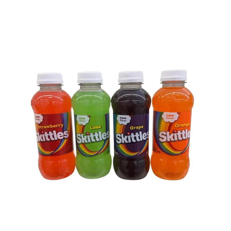 Skittles Fruity Drink Mix Variety Pack (4-Pack) - Delicious Fruit Flavors: Strawberry, Lime, Grape, Orange