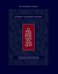 The Koren Shalem Humash with Rashi and Onkelos -- Jonathan Sacks - Hardcover