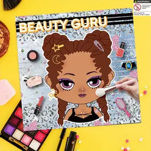 Fashion Awakening! A Creative Makeup Sticker Coloring Book to Learn Makeup Techniques, Develop Aesthetic Sense, And Enjoy The Fun of Beauty! Sticker Sheets