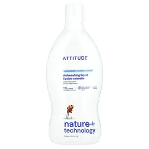 ATTITUDE Nature + Technology™, Dishwashing Liquid, Wildflowers, 23.7 fl oz (700 ml)