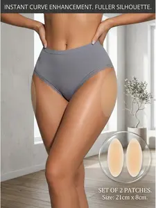 1 pair of self-adhesive silicone hip pads and calf pads, invisible and seamless body padding, hip enhancers, fake hip pads, naturally improve hollows, create perfect curves, silicone leg pads to shape the legs - soft and comfortable, enhances curves