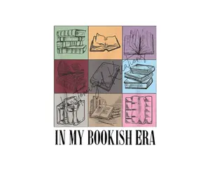 In My Bookish Era • T-shirt Tee Shirt Comfortable Unisex Top Book Books Reader Book Lover
