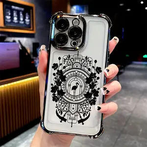 Fashion Luxury Sleep Token Design Phone Case, Compatible with iPhone 17 16 15 14 13 12 11 PRO MAX PLUS, AIR and iPhone X XS MAX, Shockproof Transparent Soft Back Case, UV Printed Design, Lightweight Protective Cover, Shockproof Protective Case
