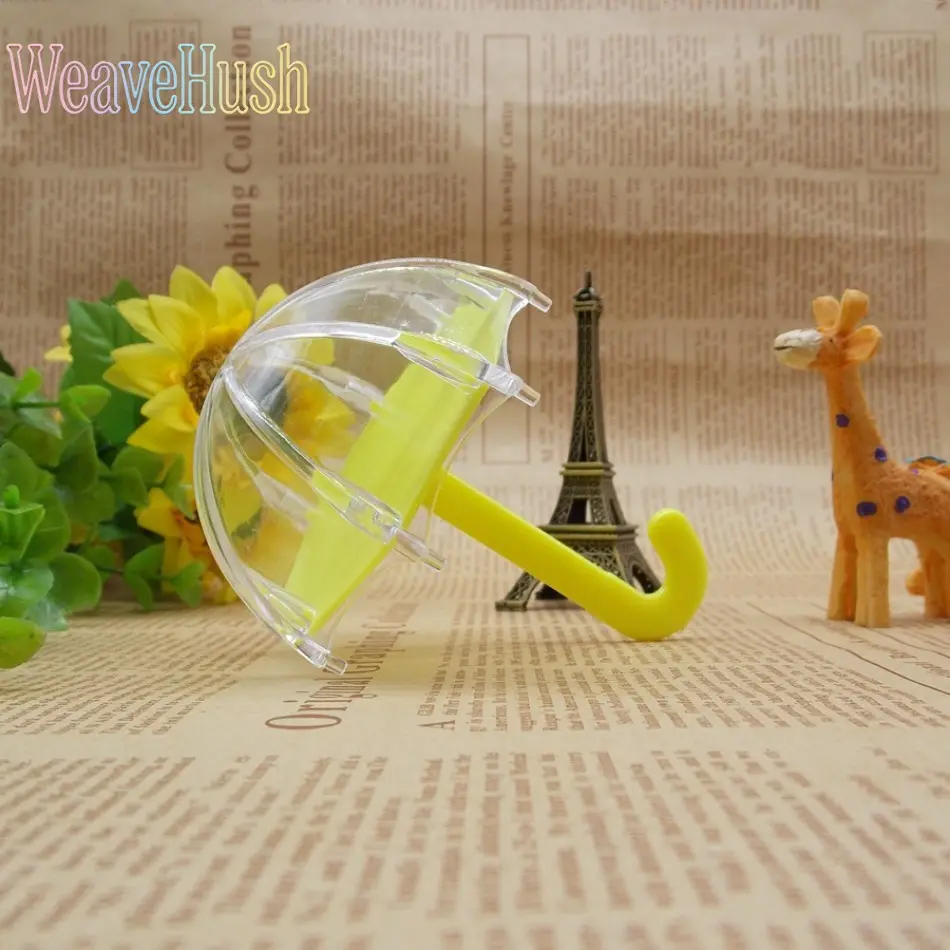 Party Favor Boxes, Mini Candy Boxes, 12Pcs Creative Umbrella Shaped Candy Boxes, Unique Personalized Portable Gift Containers, Novelty Small Boxes for Wedding, Birthday, Baby Shower and Holiday Party Use