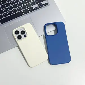 Soft Bumper Matte Phone Case, Faux Leather Texture Anti-Slip Cover, Raised Lip Shockproof Protection with Extra Large Camera Cutout, Universal for iPhone 11/12/13/14/15/16/17 Pro Max/Plus/Air