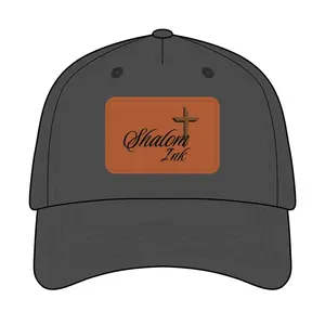 Shalom Ink – Leather Patch Baseball Cap