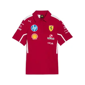 PUMA Womens Scuderia Ferrari Team Shirt Casual Casual - Red