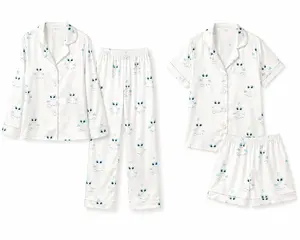 Cute Cartoon Dragon Pajama , Satin Pajama Set,Silky PJs, Night Fury Inspired Sleepwear, Fantasy Loungewear Gift