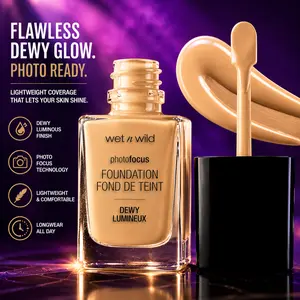 Dewy Liquid Foundation – Bronze Beige – Lightweight Glowy Coverage