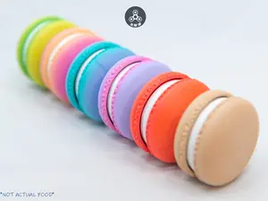 Macaron Clicker - Macaron Clicker - Fidget Clicker - Key Clicker - Fidget Key Clicker - Multi Pack