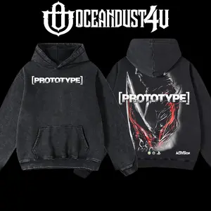 OceanDust4U Video Games 'Prototype' Hoodie 100% Premium Cotton Oversized Fit Pre-Washed Unisex Classic Top American Made