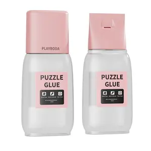 Clear Quick-Dry Jigsaw Puzzle Glue with Brush - Jigsaw Accessories Kit, Adult Puzzle Saver for 3000-5000 Pieces, 148ml (5 fl oz)