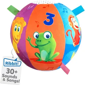 Hilariously Interactive Toddler & Baby Ball with Music and Sound Effects |   Boy and Girl Birthday Gift |   Infant, 6, 9, 12 Month |   Toy for 1, 2, 3+ Years Old I Baby Ball